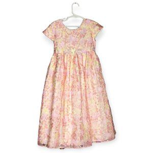 George Floral Short Sleeved Dress Size 6X